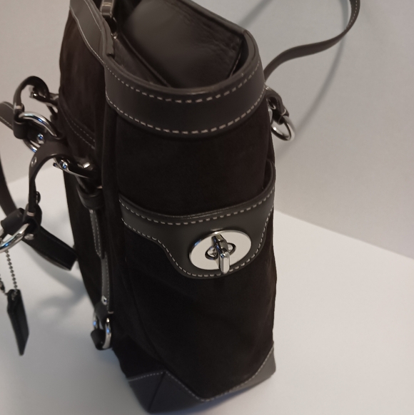 Coach Brown Suade Bag Needs To Be Cleaned - Picture 5 of 13